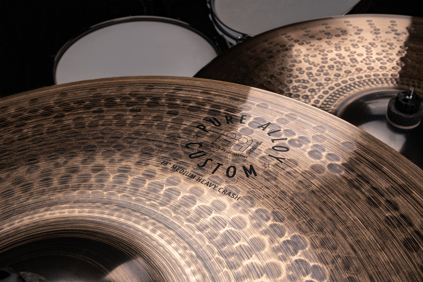 MEINL Cymbals Pure Alloy Custom Medium Heavy Crash - 18"
