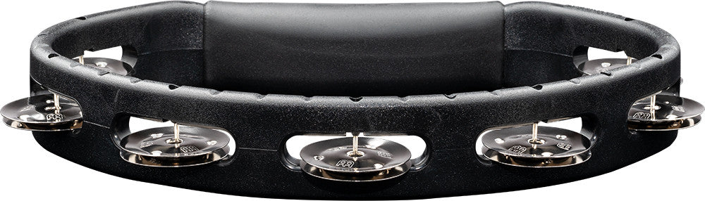MEINL Percussion Headliner® Series Molded ABS Single-Row Tambourine - Black