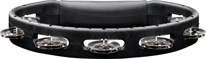 MEINL Percussion Headliner® Series Molded ABS Single-Row Tambourine - Black