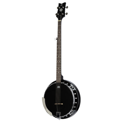 ORTEGA Raven Series Banjo 5 String - Mahogany Black + Bag