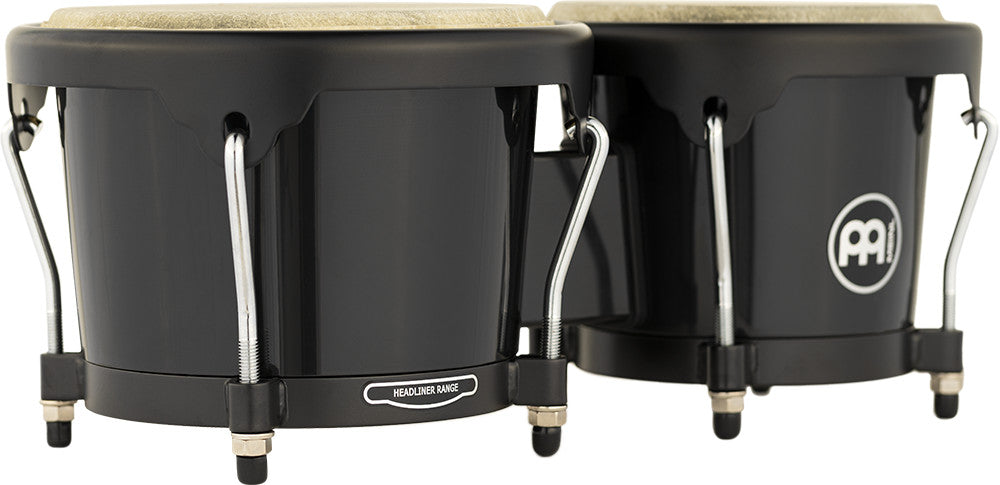 MEINL Percussion Journey Series Bongo 6 1/2" Macho & 7 1/2" Hembra - Black