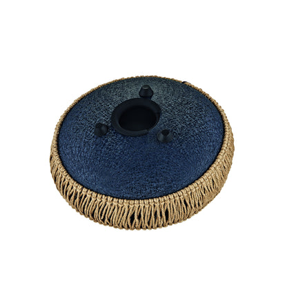 MEINL Sonic Energy Medium Octave Steel Tongue Drum 10" - C Minor/8 Notes/432 Hz - Navy Blue