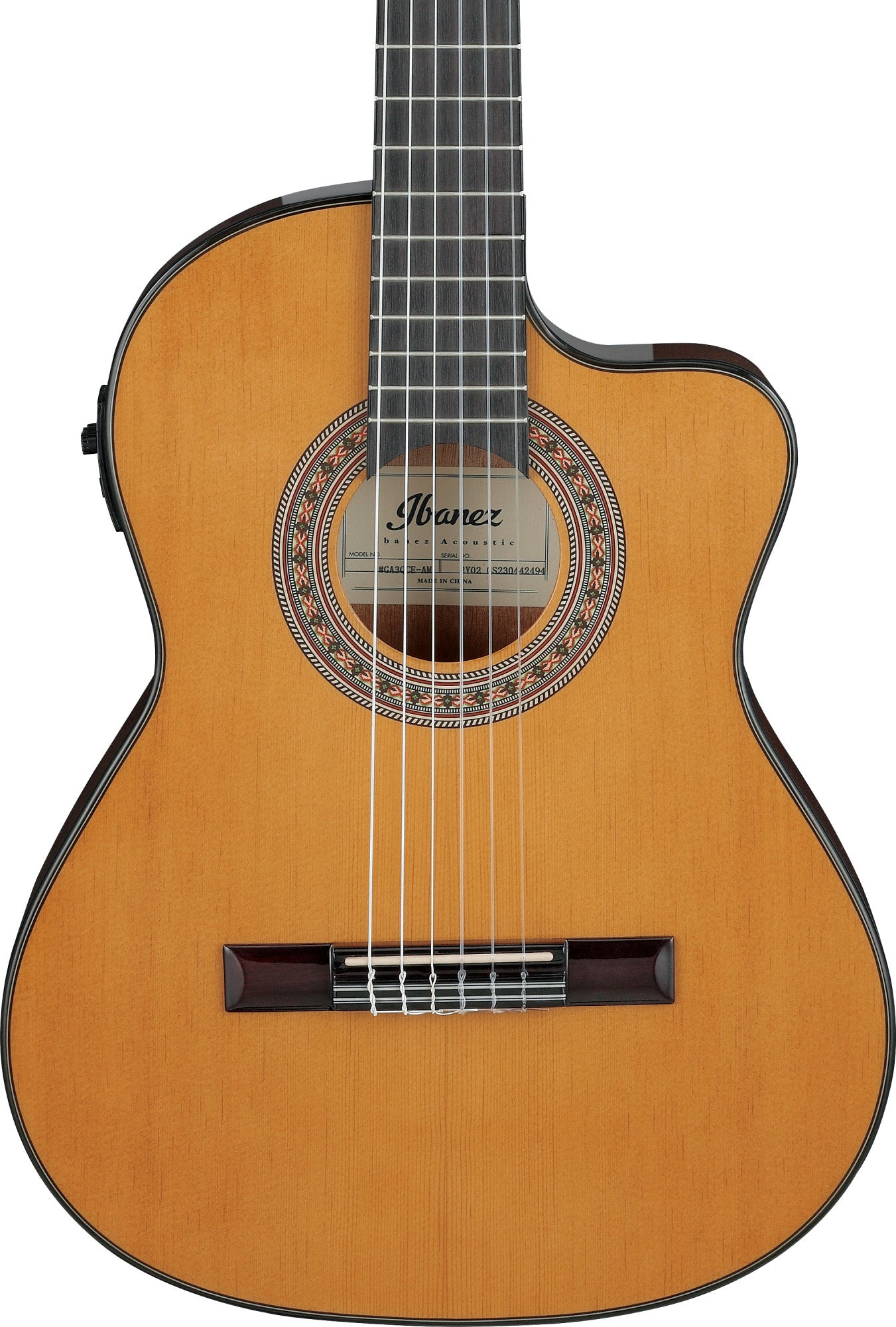 IBANEZ GA Konzertgitarre 6-String 3/4 Thinline Body - Amber High Gloss