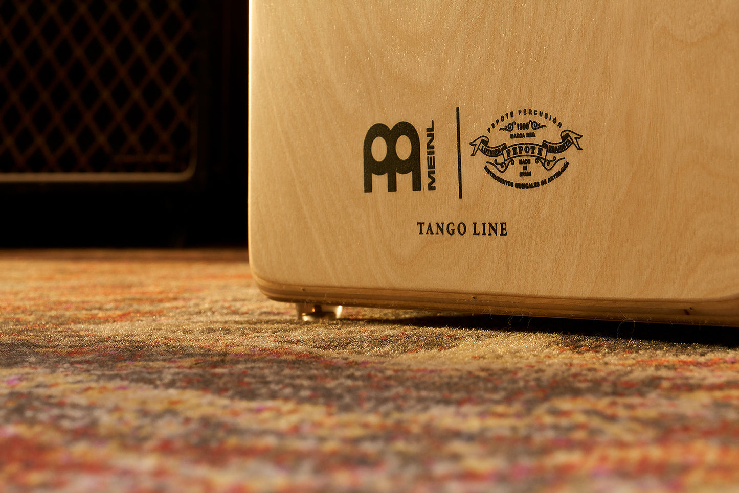 MEINL Percussion Artisan Edition Series String Cajon Tango Line - Limba