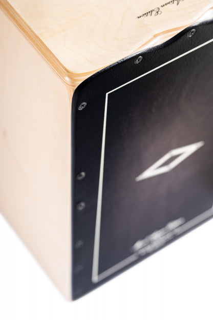 MEINL Percussion Artisan Edition Series String Cajon Soleá Line - Ebony Burst