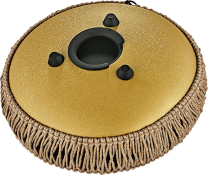 MEINL Sonic Energy Medium Octave Steel Tongue Drum 10" - C Major/8 Notes/432 Hz - Gold