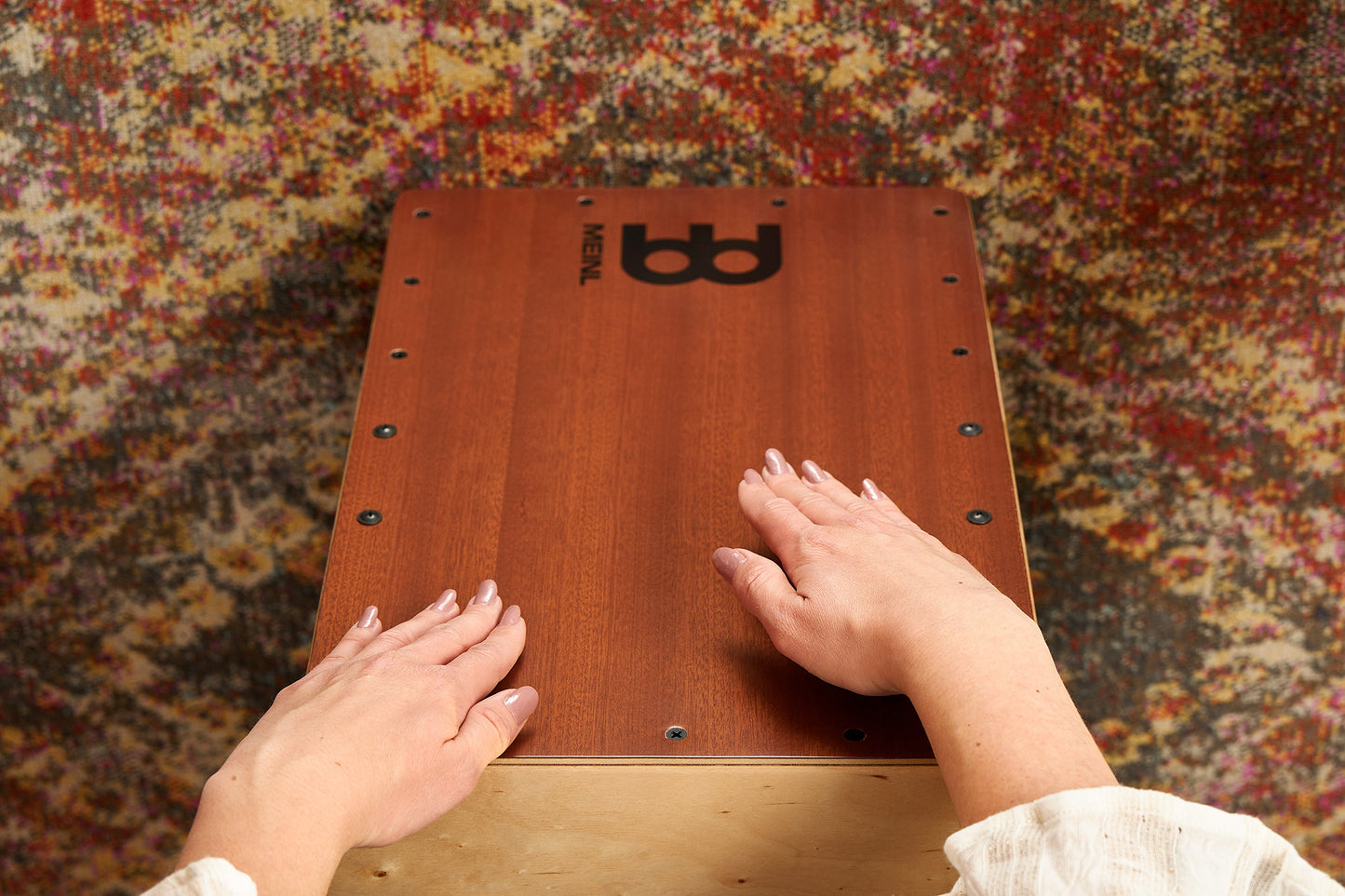 MEINL Percussion Woodcraft Professional Series String Cajon - Mahogany