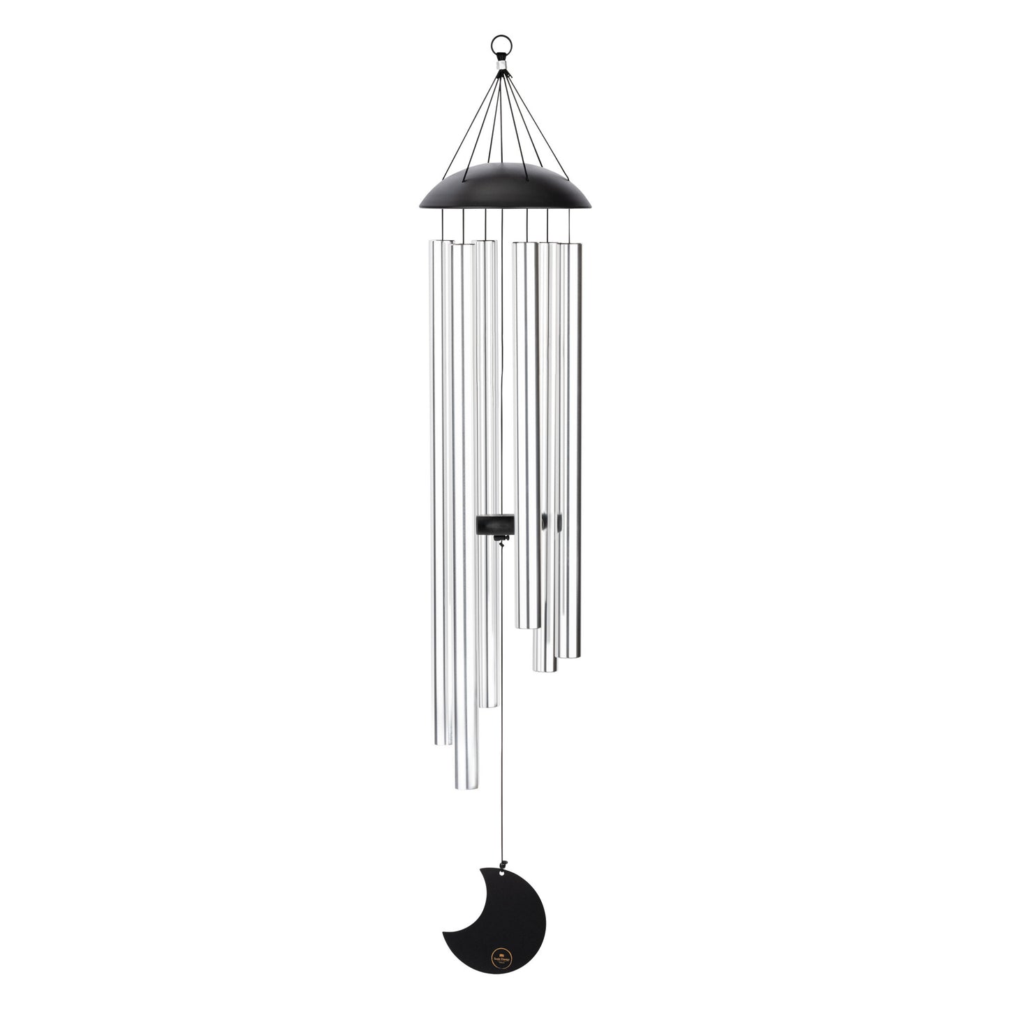 Meinl Sonic Energy Moon Meditation Chime 44"/110 cm - 432 Hz - Runder Bogendeckel/Silber