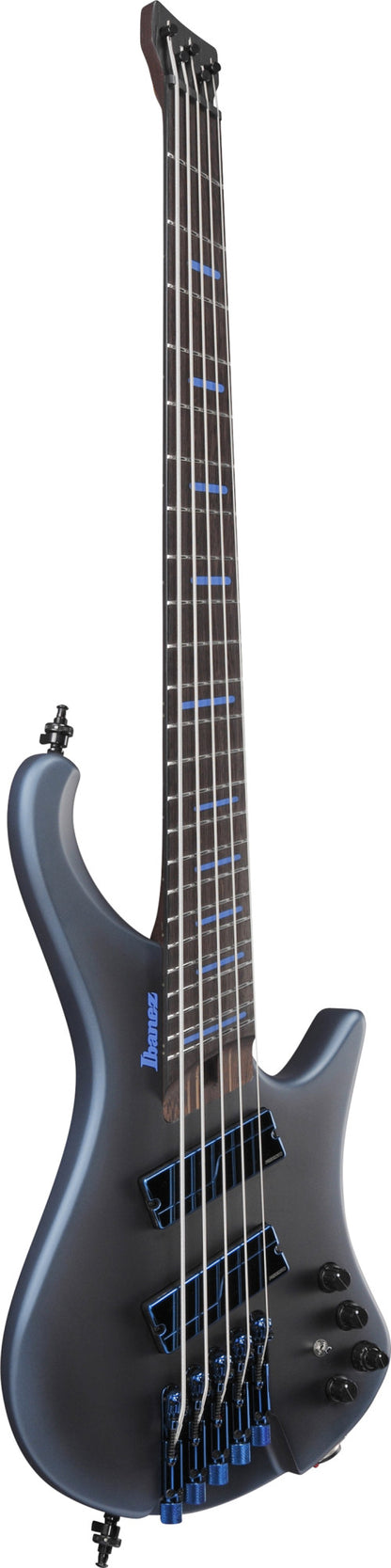 IBANEZ Bass Workshop EHB Electric Bass 5-String Multi Scale - Midnight Arctic Ocean Matte + Gig Bag