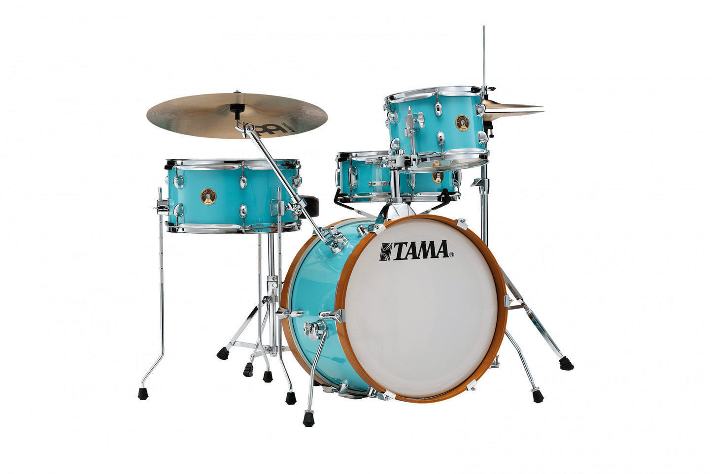 TAMA Club-Jam Shell Kit 4 teilig - Aqua Blue/Chrom HW