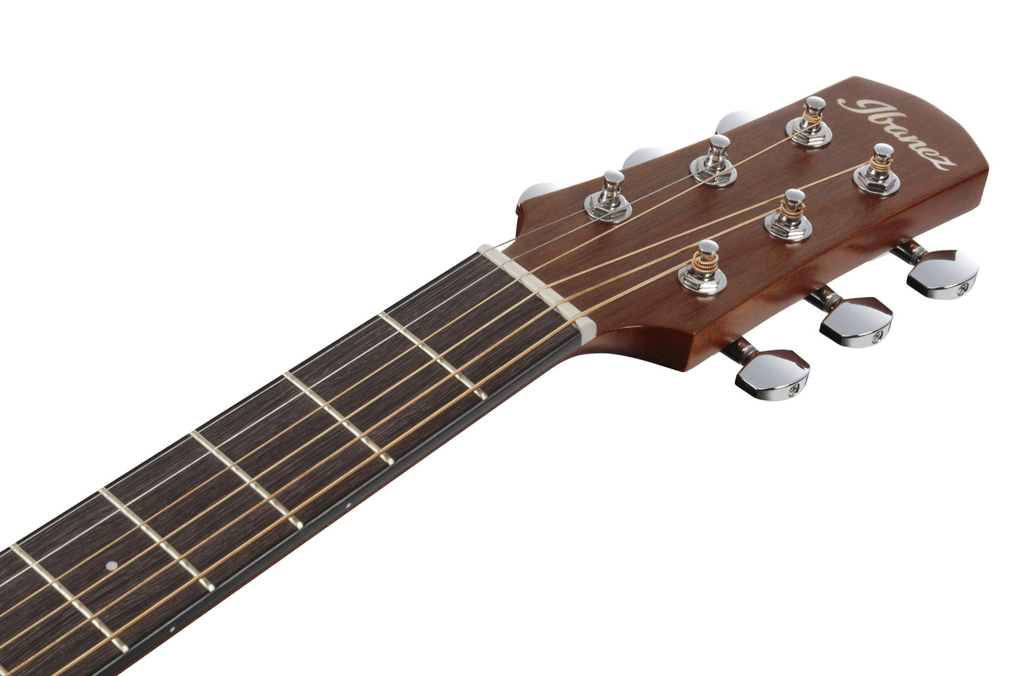 IBANEZ Advanced Acoustic AAM Akustikgitarre 6-String Lefty - Open Pore Light Brown Sunburst Decke, Natural Open Pore Boden & Zargen