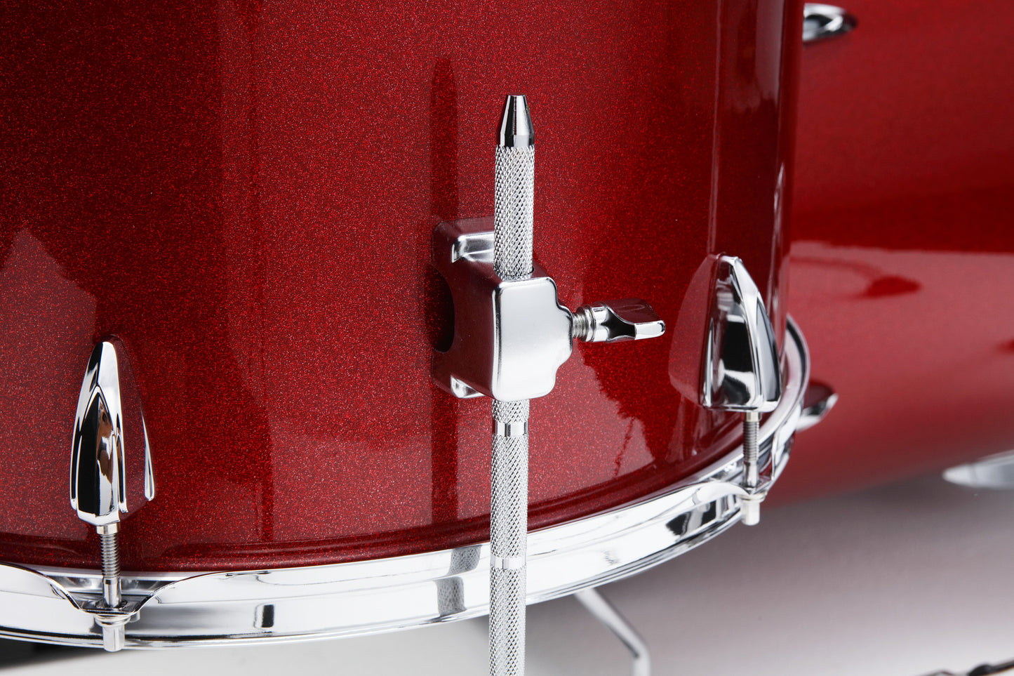 TAMA Imperialstar Drum Set 6 pcs - Burnt Red Mist/Chrome HW + MEINL Cymbals HCS Cymbal Kit/Stage Master Double-Braced Hardware Kit