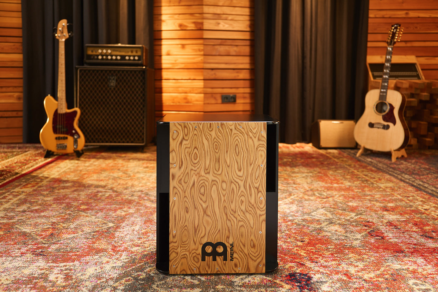 MEINL Percussion Bass Series Vertical Subwoofer Cajon - Makah-Burl