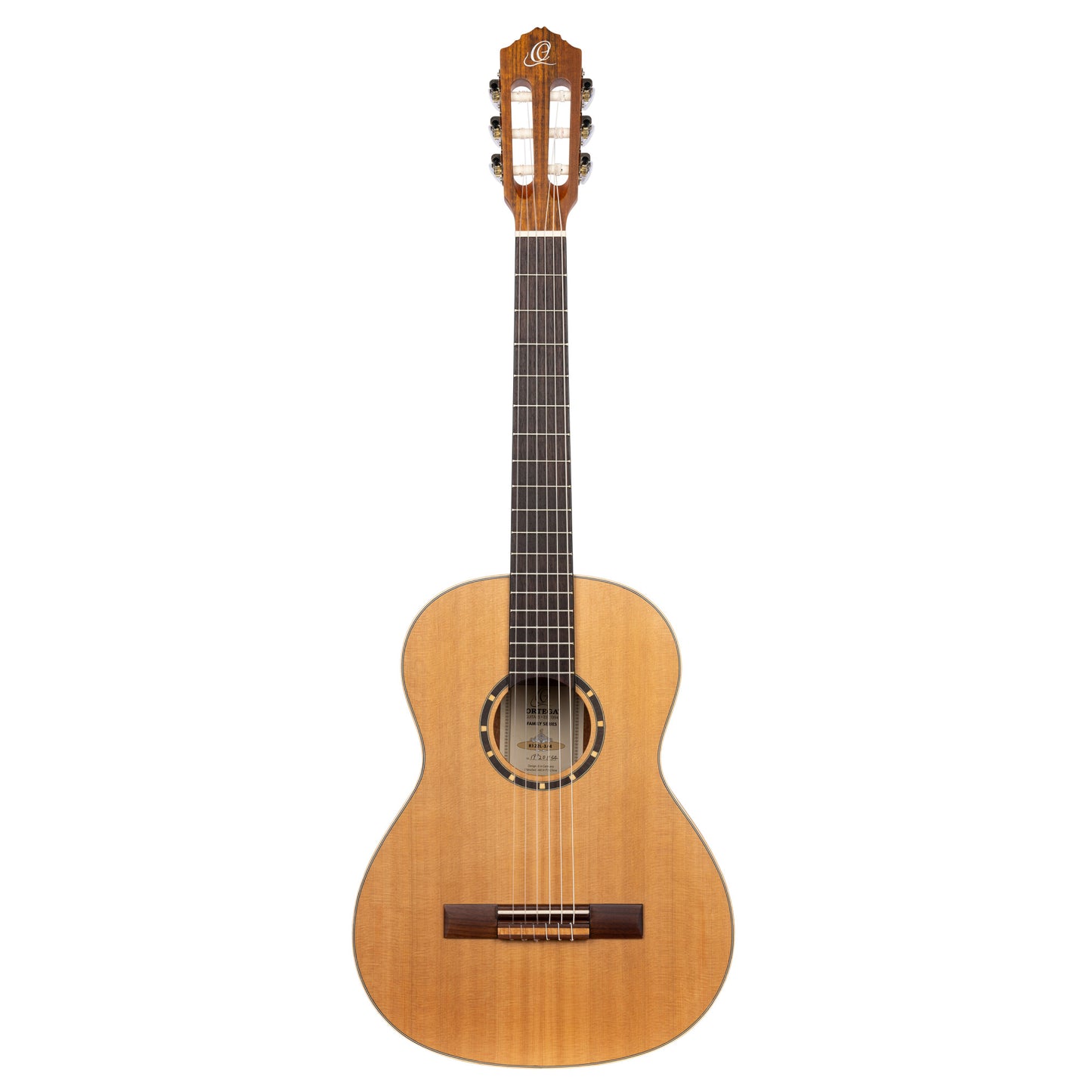 ORTEGA Family Series 3/4 Konzertgitarre 6 String Lefty - Zeder / Mahagoni Natur + Bag