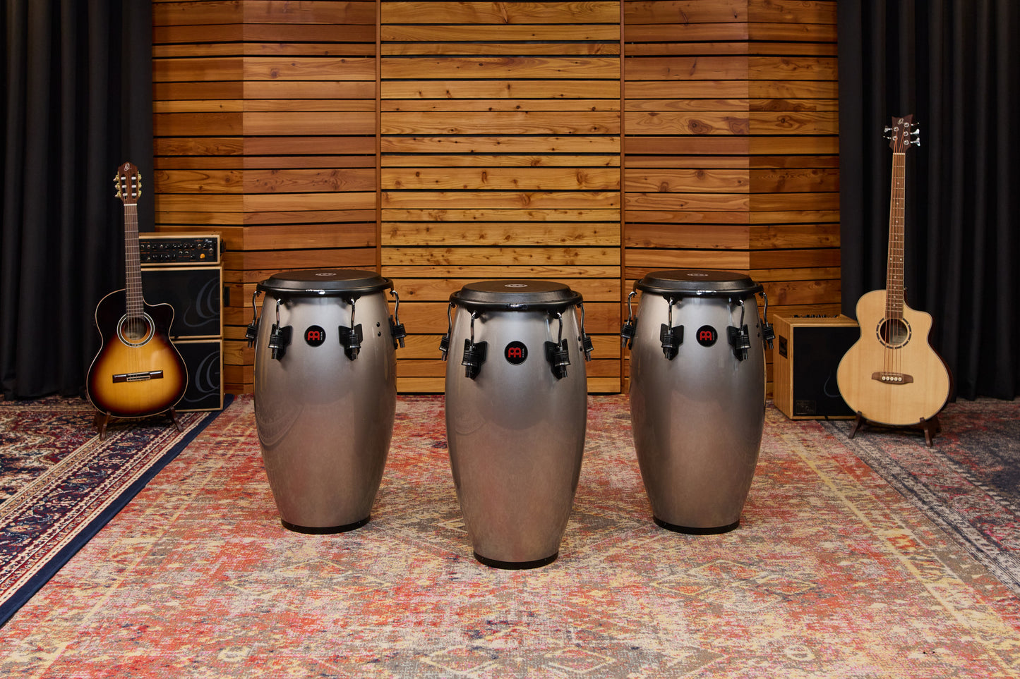 MEINL Percussion Artist Series Diego Camacho Signature 11 3/4" Conga - Pearl Grey