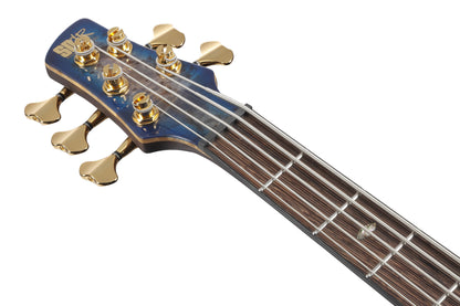 IBANEZ Premium SR Electric Bass 5-String Lefty - Cerulean Blue Burst + Gig Bag