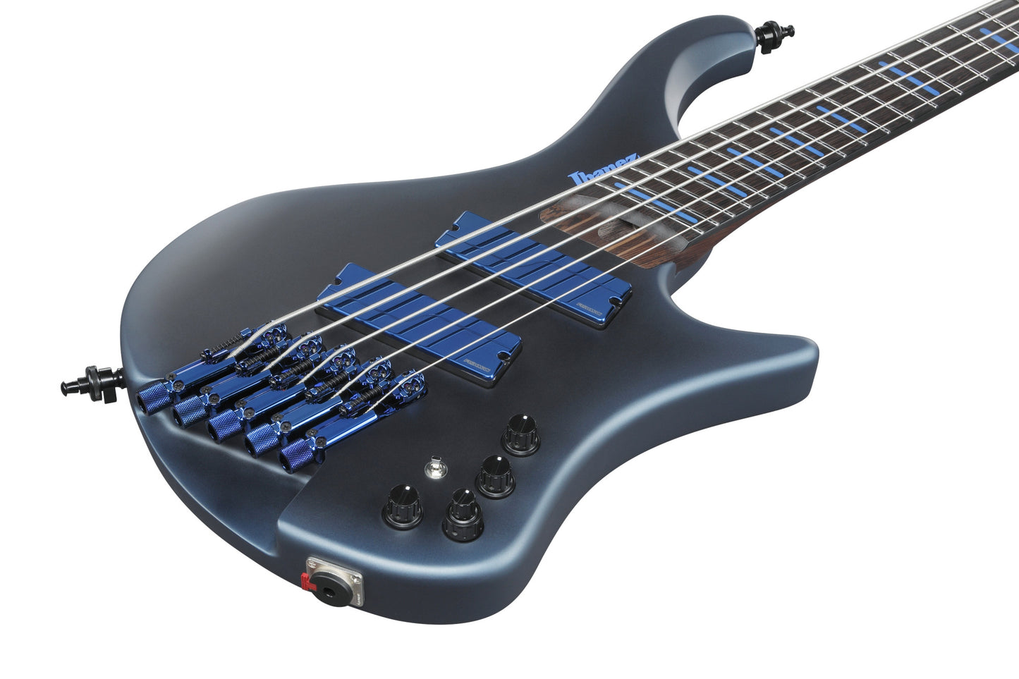IBANEZ Bass Workshop EHB Electric Bass 5-String Multi Scale - Midnight Arctic Ocean Matte + Gig Bag