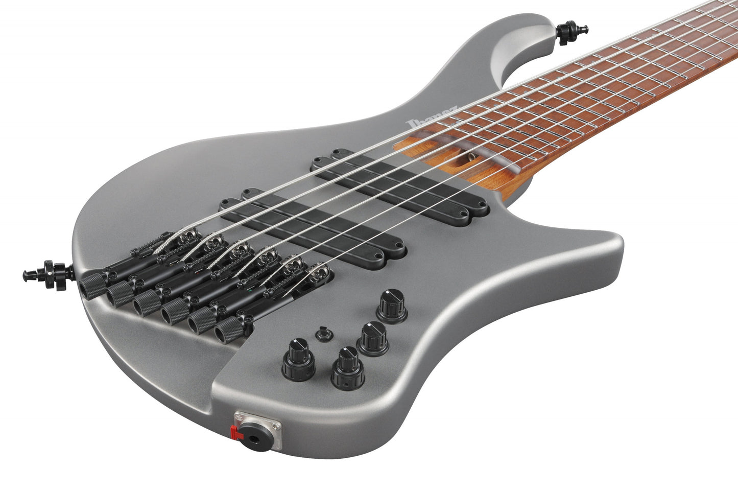 IBANEZ EHB 6-Str Metallic Gray Matte Multi Scale, Incl. Gig Bag