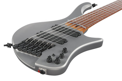 IBANEZ EHB 6-Str Metallic Gray Matte Multi Scale, Incl. Gig Bag
