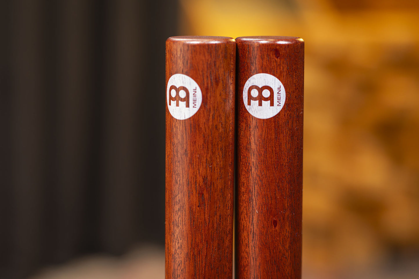 MEINL Percussion Wood Claves - Indian Walnut