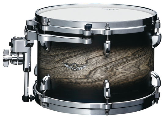 TAMA STAR Walnut Rack Tom 10" x 6,5" - Satin Black Japanese Sen Burst/Chrom HW