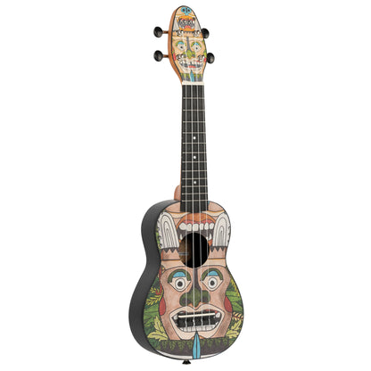 KEIKI K2 Series Soprano Ukulele Set - Agathis / ABS Totem