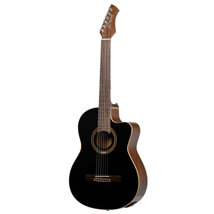 ORTEGA Performer Series 4/4 Classical Guitar 6-String - Black + Gig Bag