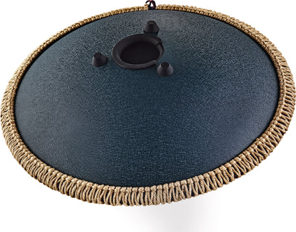 MEINL Sonic Energy Octave Steel Tongue Drum 16" - D Amara/9 Notes/440 Hz - Navy Blue