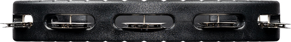 MEINL Percussion Headliner® Series Molded ABS Single-Row Tambourine - Black