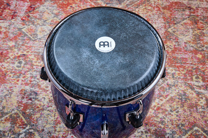 MEINL Percussion Artist Series William Kachiro Quinto 11"/REMO® Black Calfskin Skyndeep Heads - Blue Wave