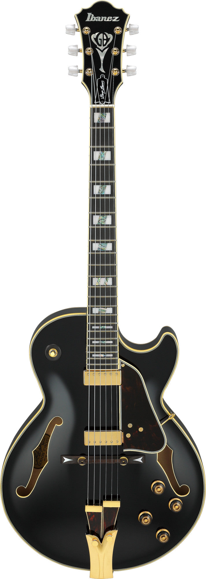 IBANEZ George Benson Signature Hollowbody Gitarre 6-String - Black + Koffer