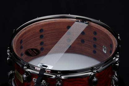 TAMA Sound Lab Project G-Bubinga Snaredrum 14" x 6"- Natural Quilted Bubinga