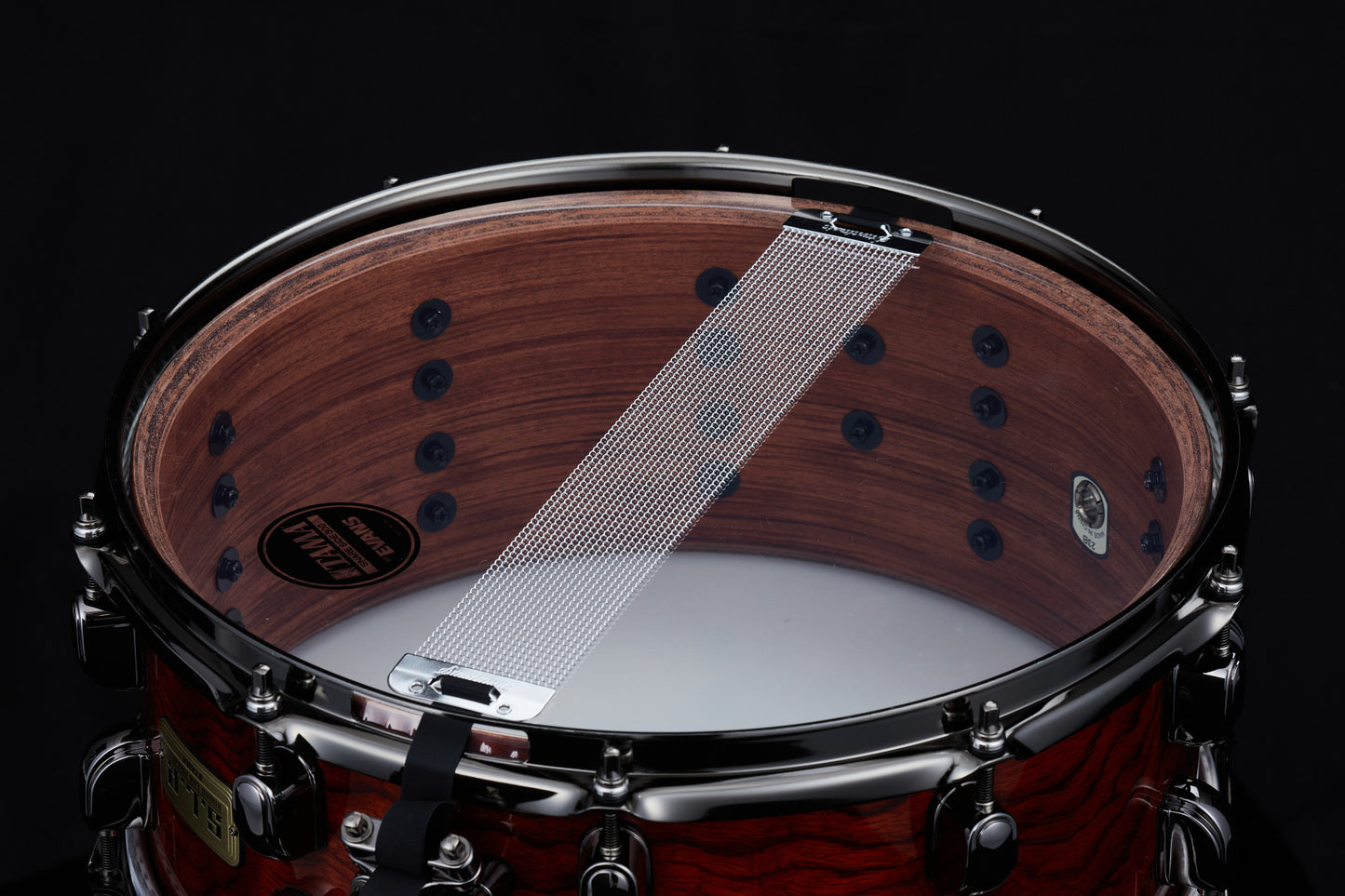 TAMA Sound Lab Project G-Bubinga Snaredrum 14" x 6"- Natural Quilted Bubinga