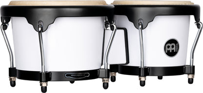 MEINL Percussion Journey Series Bongo 6 1/2" Macho & 7 1/2" Hembra - Bright White