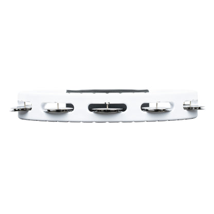 MEINL Percussion Headliner® Series Molded ABS Single-Row Tambourine - White