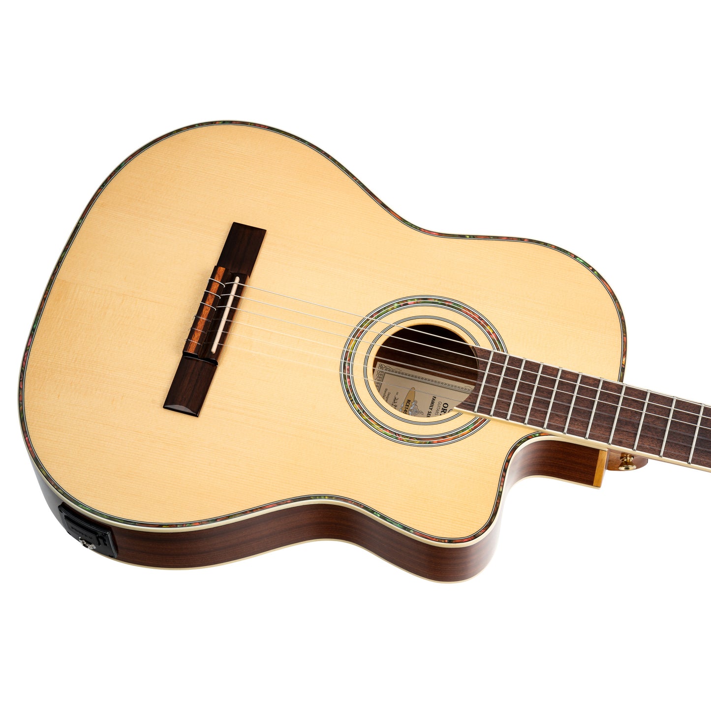ORTEGA Family Series Pro 4/4 Classical Guitar 6 String - Solid Spruce / Mahogany Natural + Bag