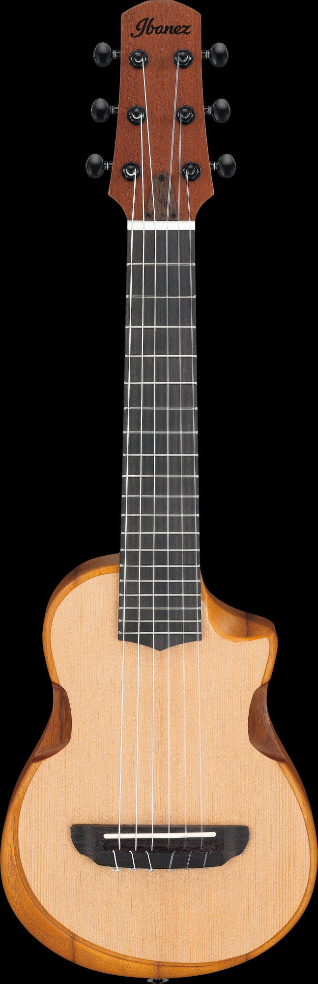 IBANEZ AU Piccolo Gitarre 6-String - Open Pore Natural + Gigbag