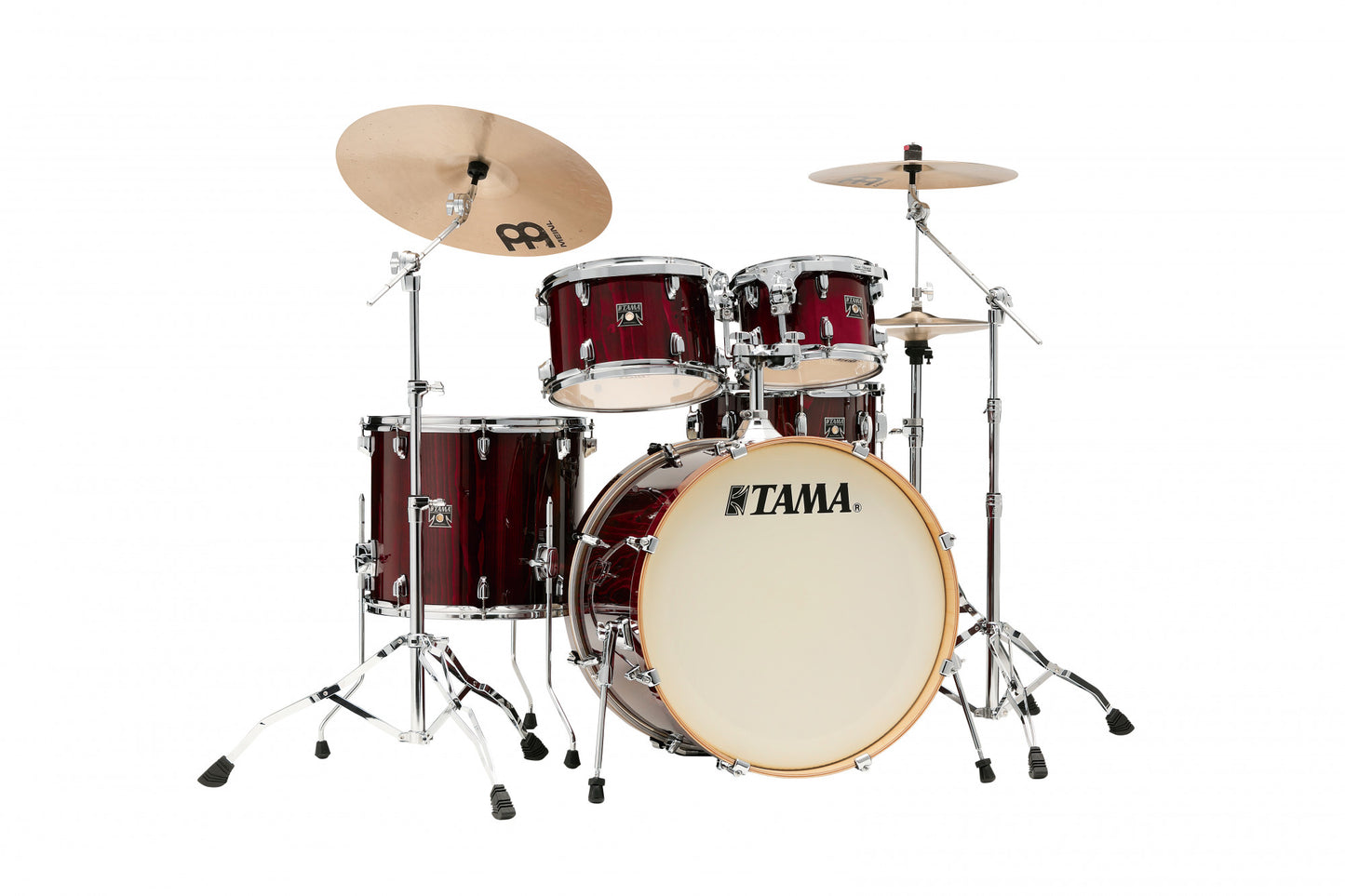 TAMA Superstar Classic Shell Kit 5 teilig - Gloss Garnet Lacebark Pine/Chrom HW