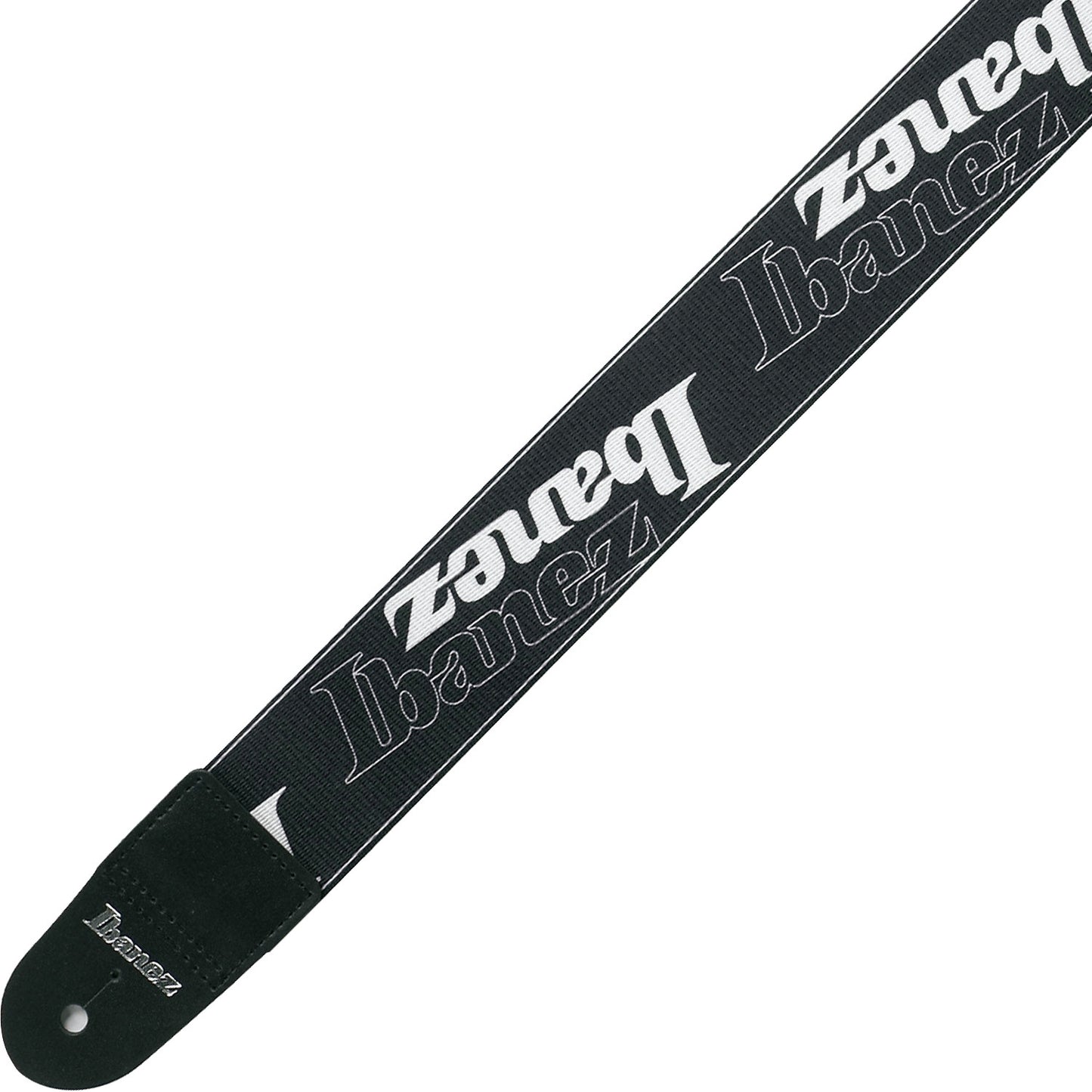 IBANEZ Design Strap - Black/White Logos