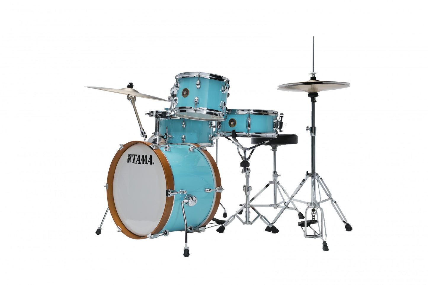 TAMA Club-Jam Shell Kit 4 teilig - Aqua Blue/Chrom HW