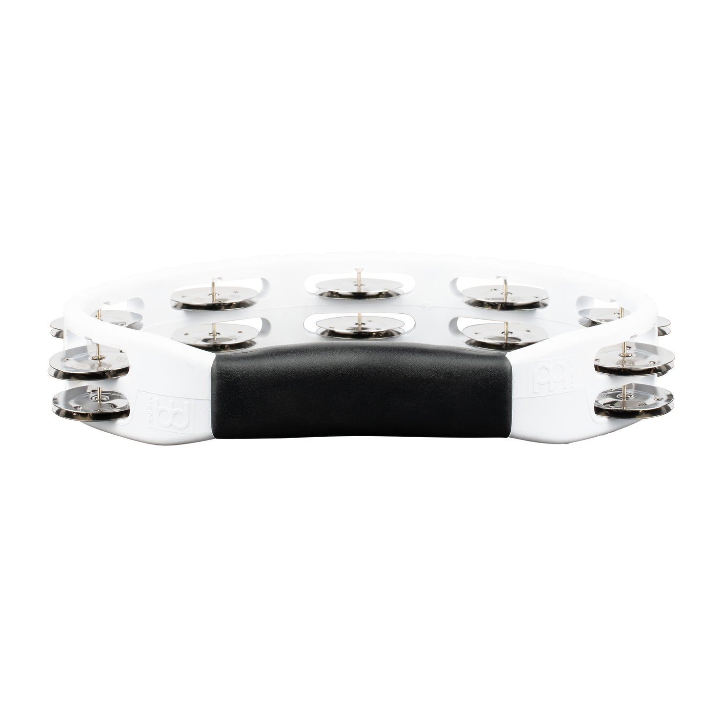 MEINL Percussion Headliner® Series Molded ABS Dual-Row Tambourine - White