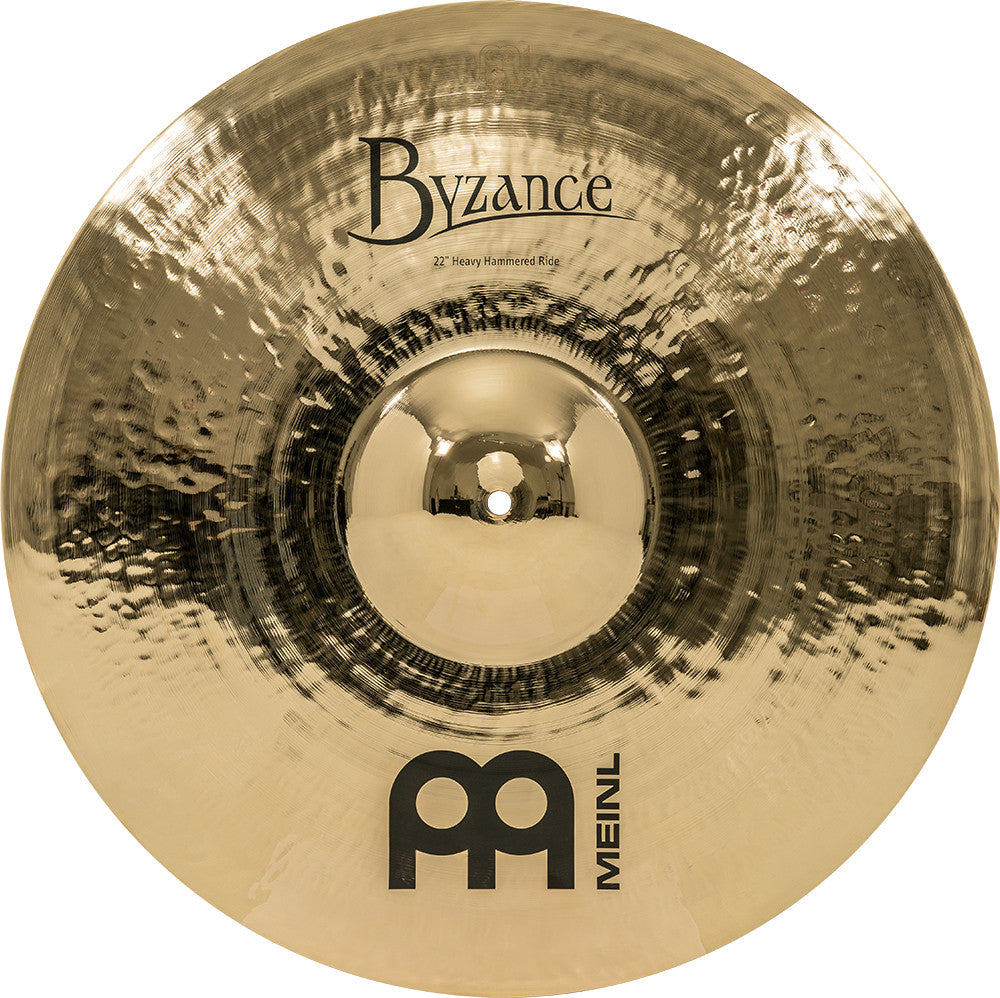 MEINL Cymbals Byzance Brilliant Heavy Hammered Ride - 22"