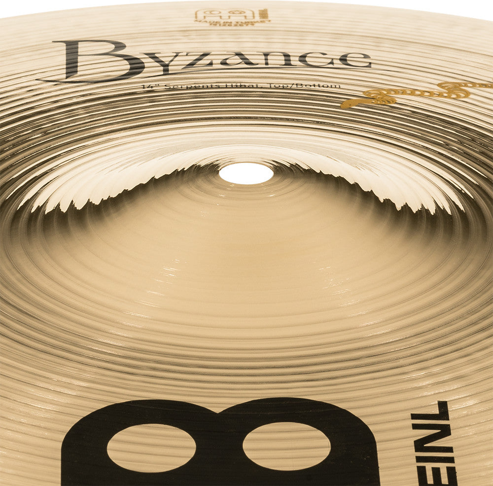 MEINL Cymbals Byzance Brilliant Serpents Hihat - 14"