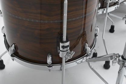 TAMA STAR Bubinga Tom Tom 14" x 12" - Natural Indian Laurel/Chrome HW/mit Inlay (outside)