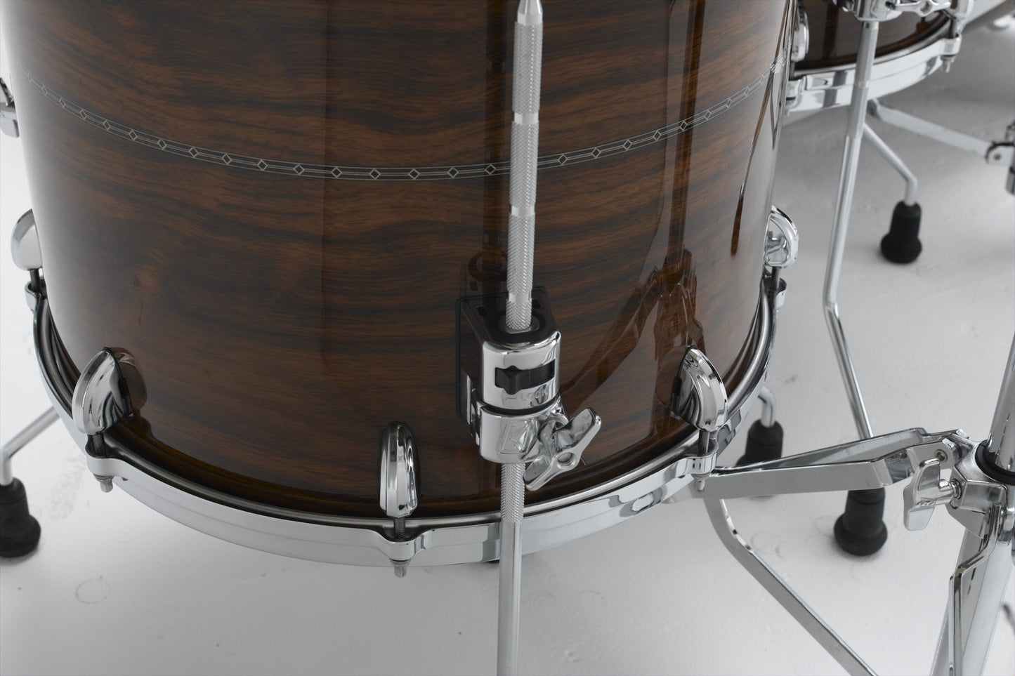 TAMA STAR Bubinga Tom Tom 14" x 12" - Natural Indian Laurel/Chrome HW/mit Inlay (outside)