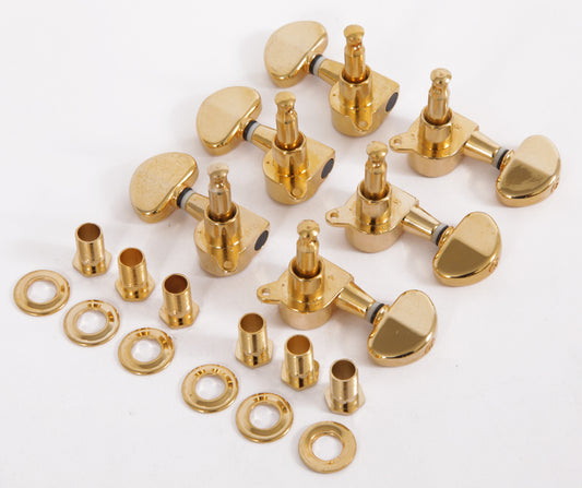 IBANEZ Akustikgitarren Mechanikensatz - 3 x links/3 x rechts gold