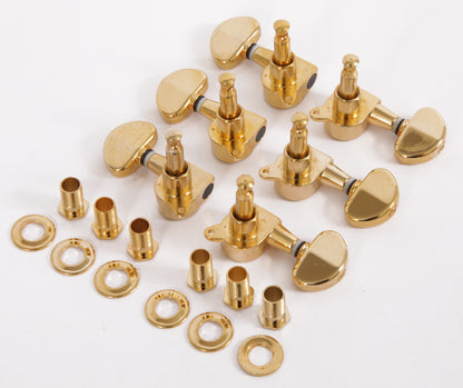 IBANEZ Akustikgitarren Mechanikensatz - 3 x links/3 x rechts - gold