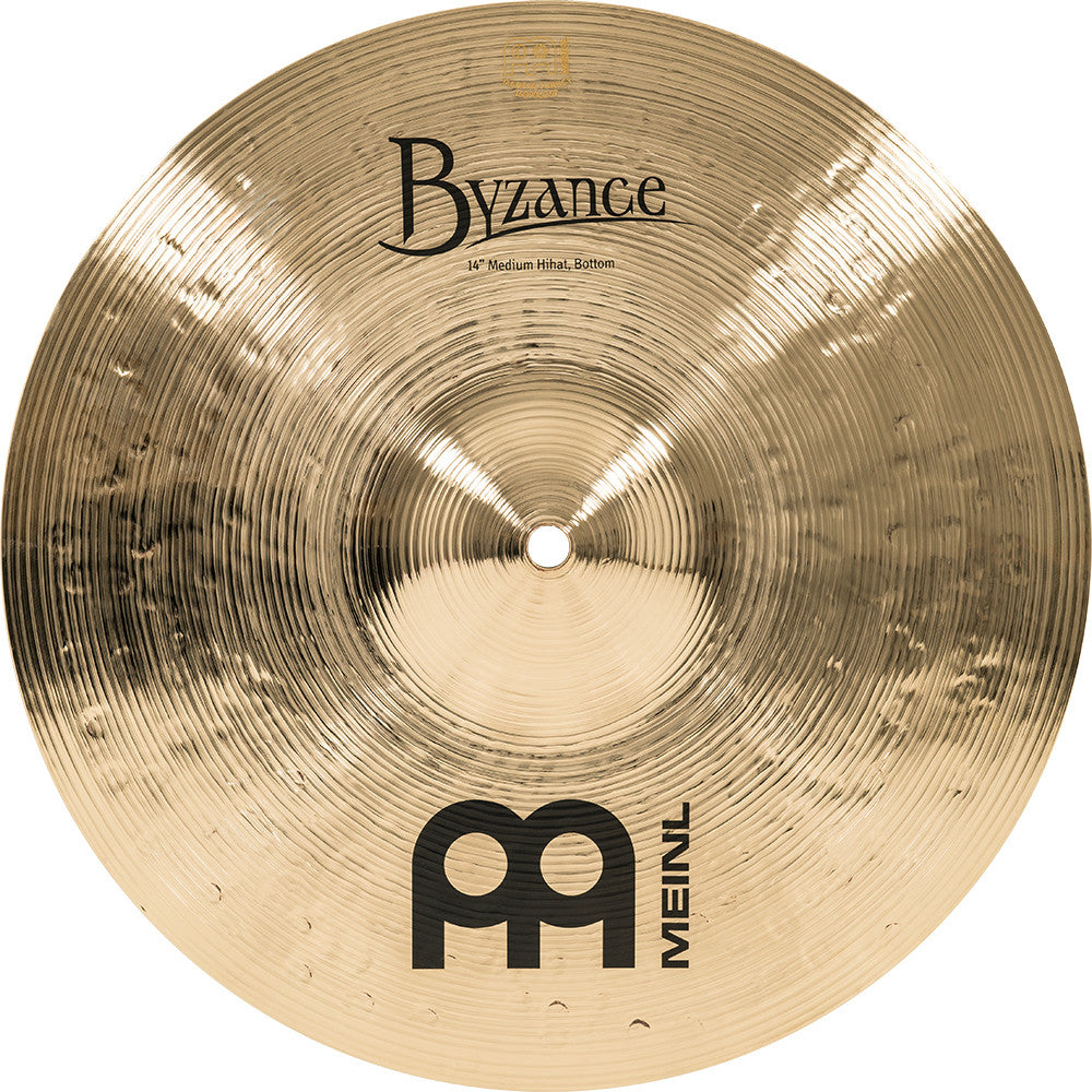 MEINL Cymbals Byzance Brilliant Medium Hihat - 14"