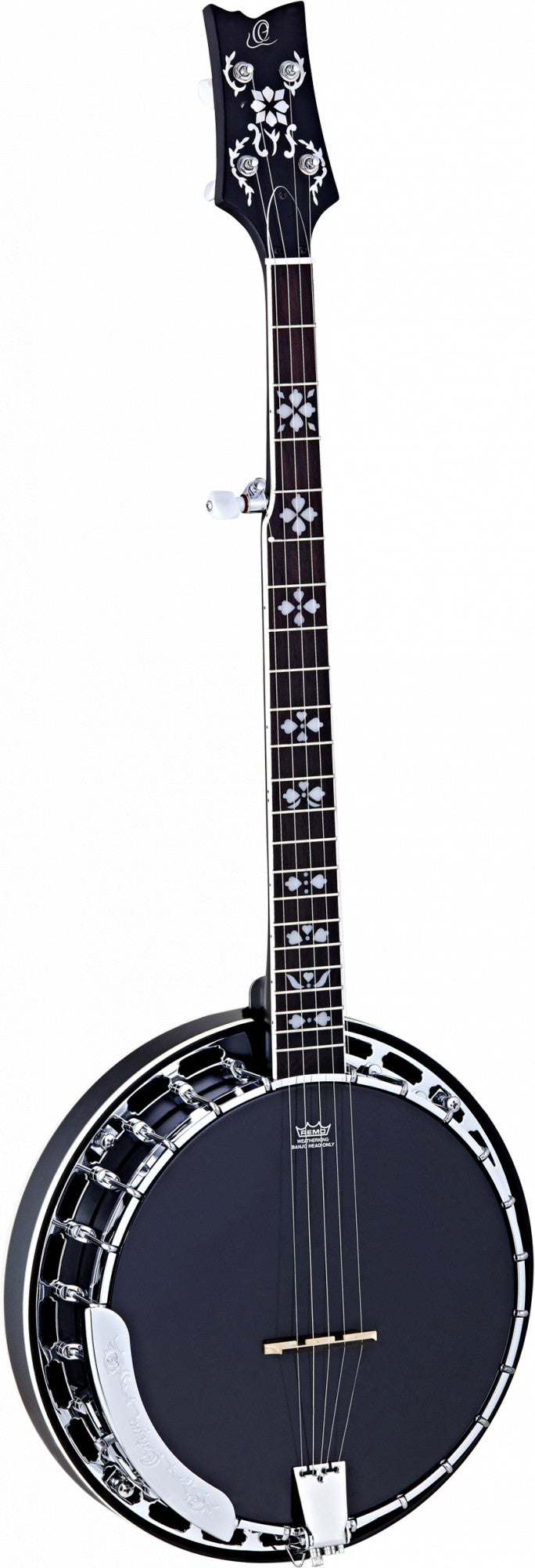 ORTEGA Raven Series Banjo 5 String - Mahogany Black + Bag
