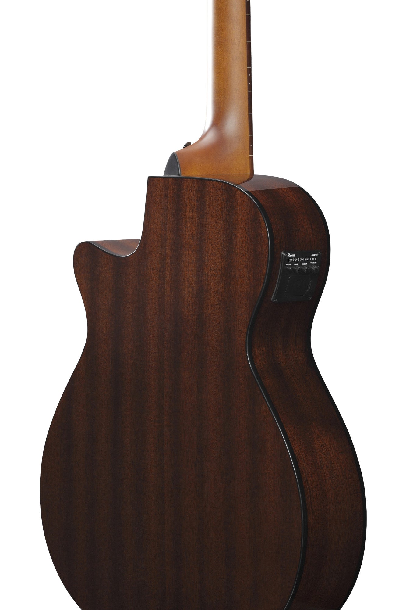 IBANEZ AEGB Acoustic Bass 4-String Fretless - Mahogany Sunburst High Gloss